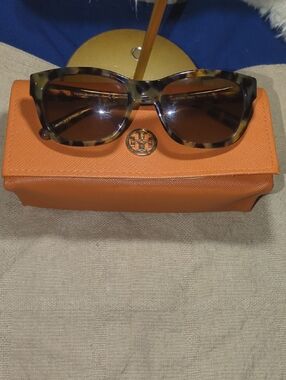 Tory Burch Tortoiseshell Sunglasses with Brown Lenses NOW ONLY $100